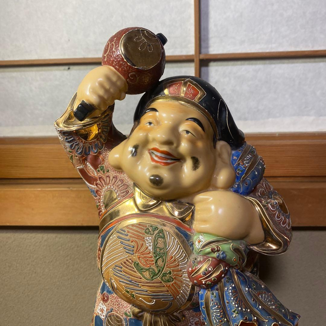古九谷焼　大黒天置物