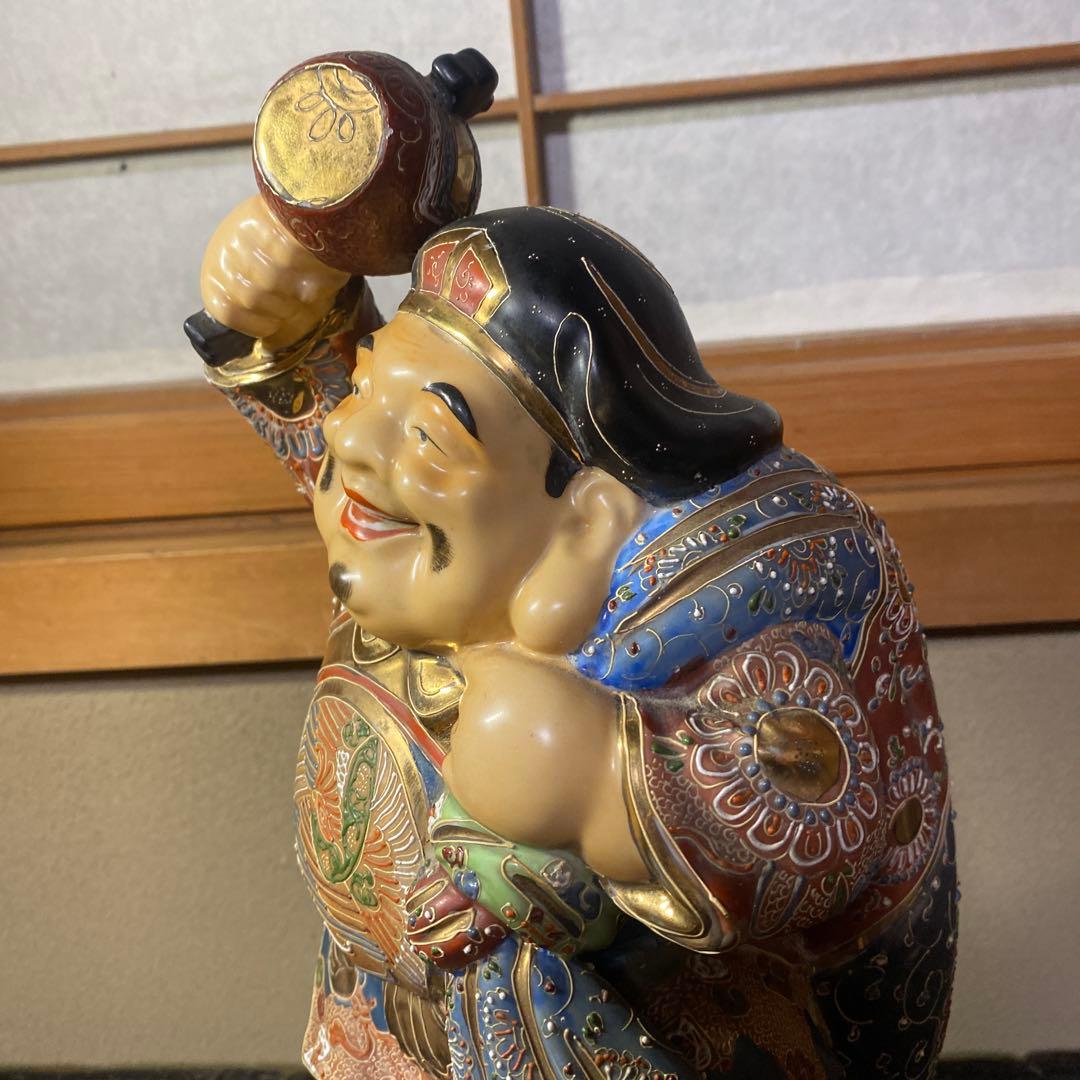 古九谷焼　大黒天置物