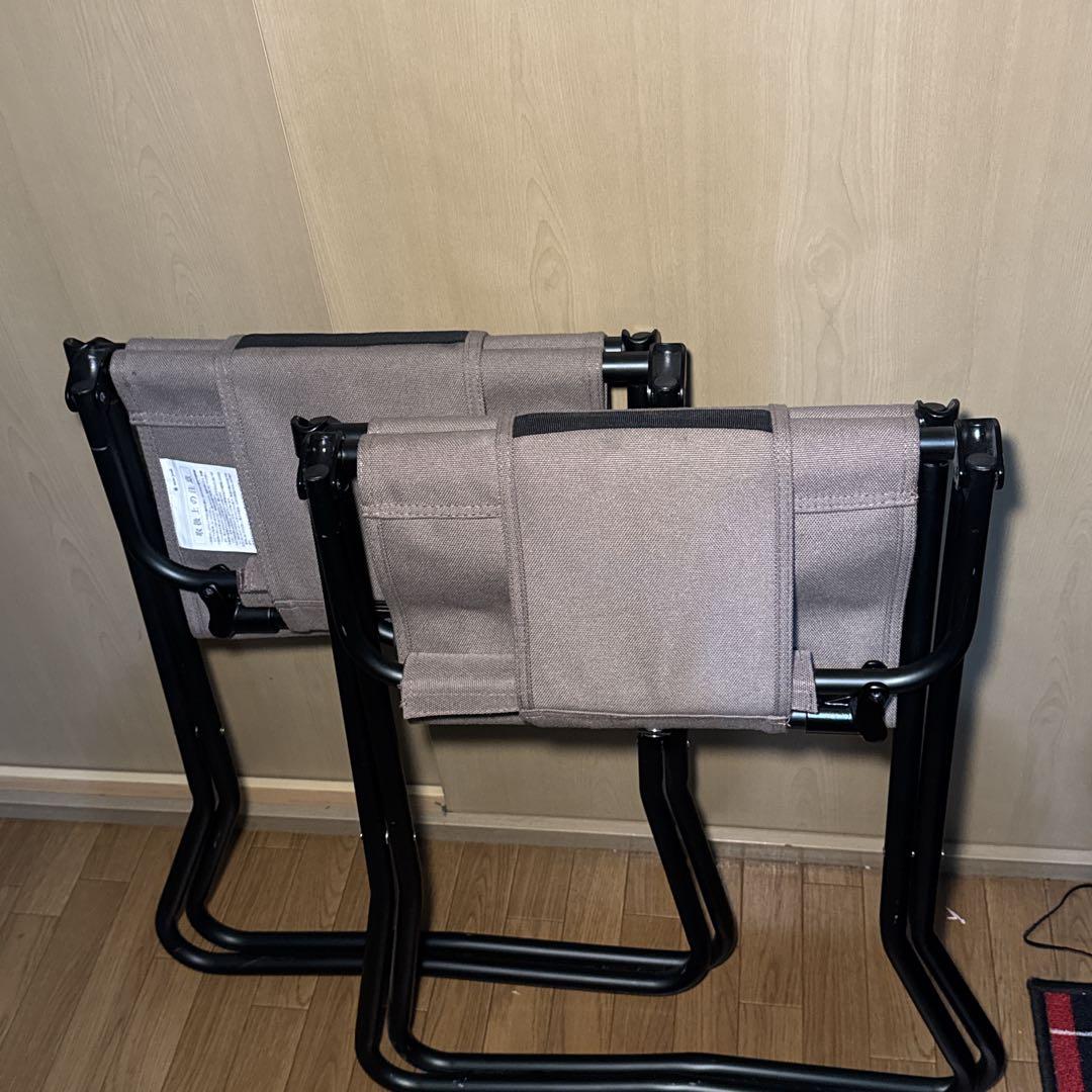  Peak FDチェアワイド グレー LV-077GY 2個 アウトドア