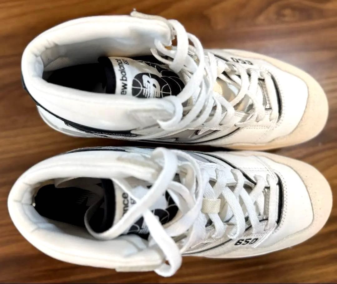 New Balance 650RWH ホワイト バスケットシューズ