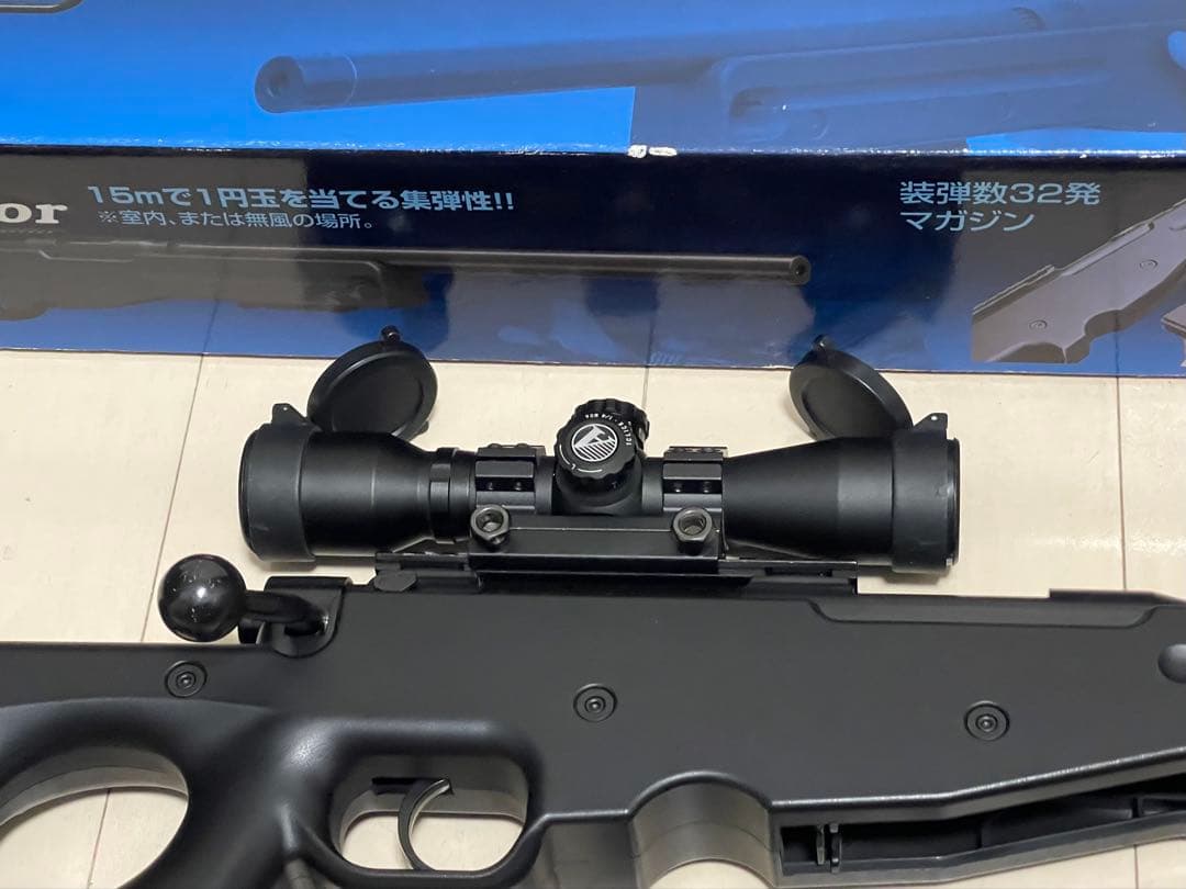 クラウン・スナイパーライフル シニアタイプ96・マガジン2本・箱・スコープ付き