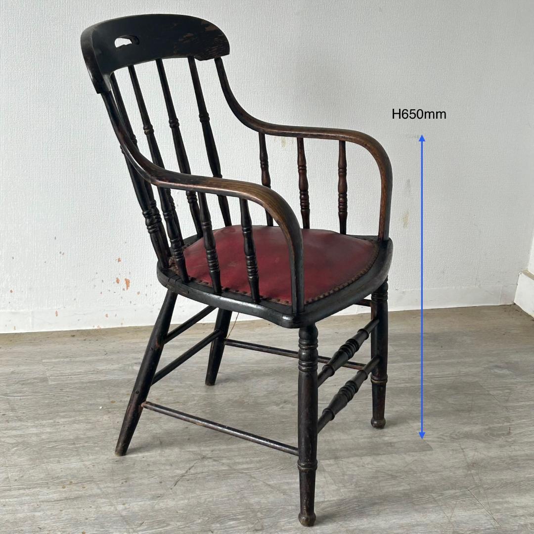 イギリス アンティーク 家具 アーム チェア 1900年頃 椅子 593A