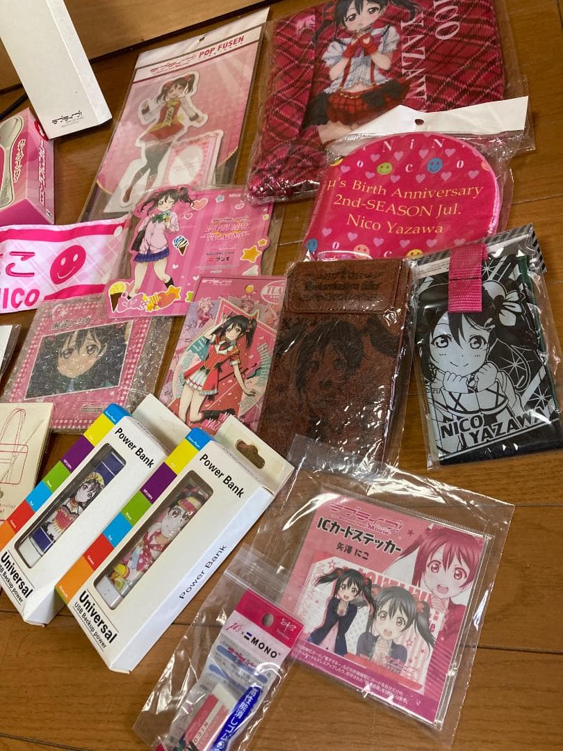 ラブライブ! μ's 矢澤にこ タオル、ランティス祭りカップ、腕章 等々まとめて