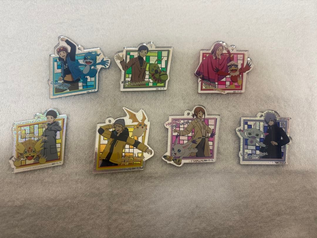 デジモンTHE BEGINNING トレーディンググリッターチャームキーチェーン