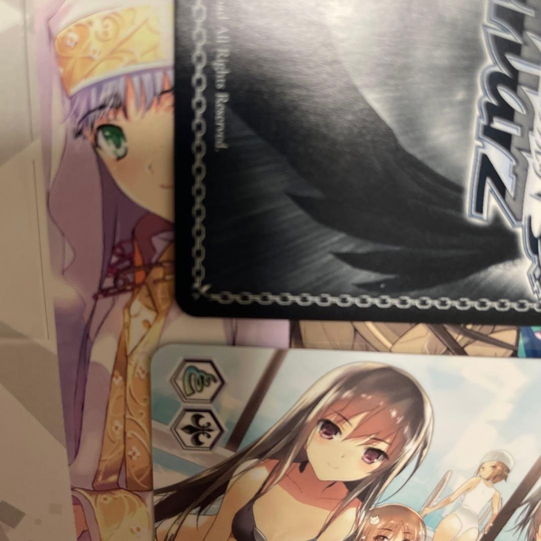 水着　ヴァイスシュヴァルツ 電撃文庫 激動のレクリエーション sp サイン