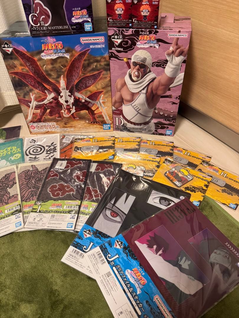 一番くじ NARUTO C賞 D賞 ラストワン賞　フィギュア セット