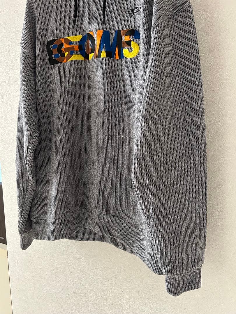 ビームスゴルフ　BEAMSGOLF ニット風 レイヤード パーカー　美品　訳あり
