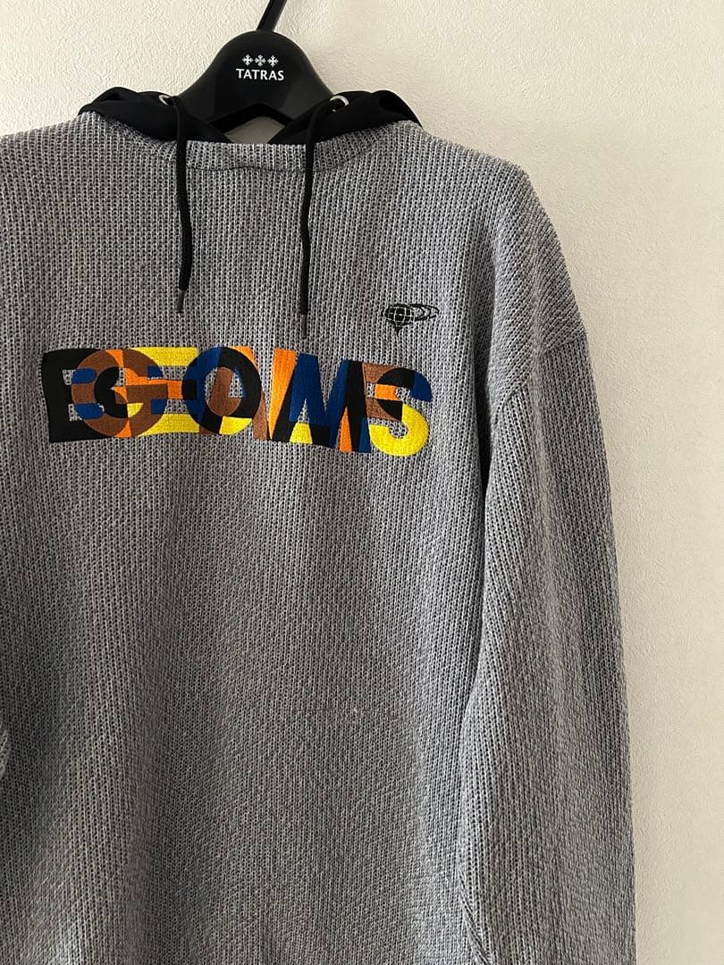 ビームスゴルフ　BEAMSGOLF ニット風 レイヤード パーカー　美品　訳あり