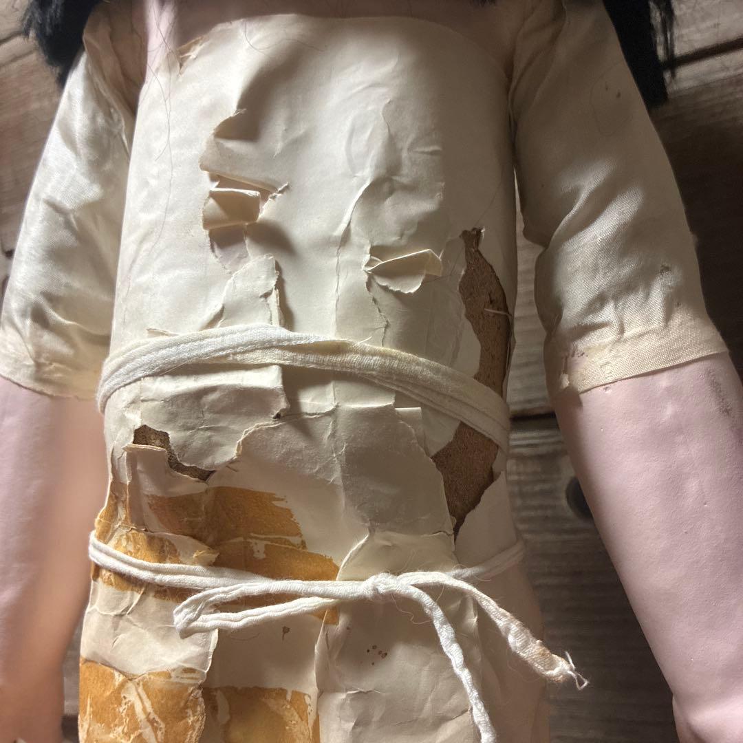 市松人形　銘あり