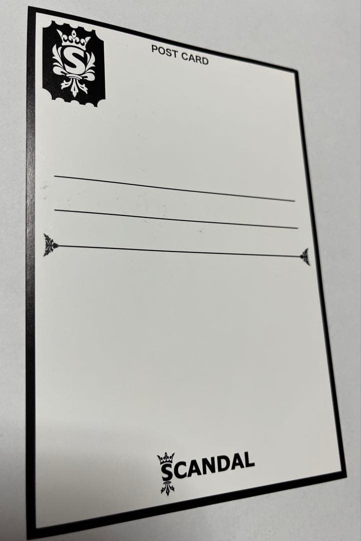SCANDAL TOMOMI ジッポ&サイン入りポストカード