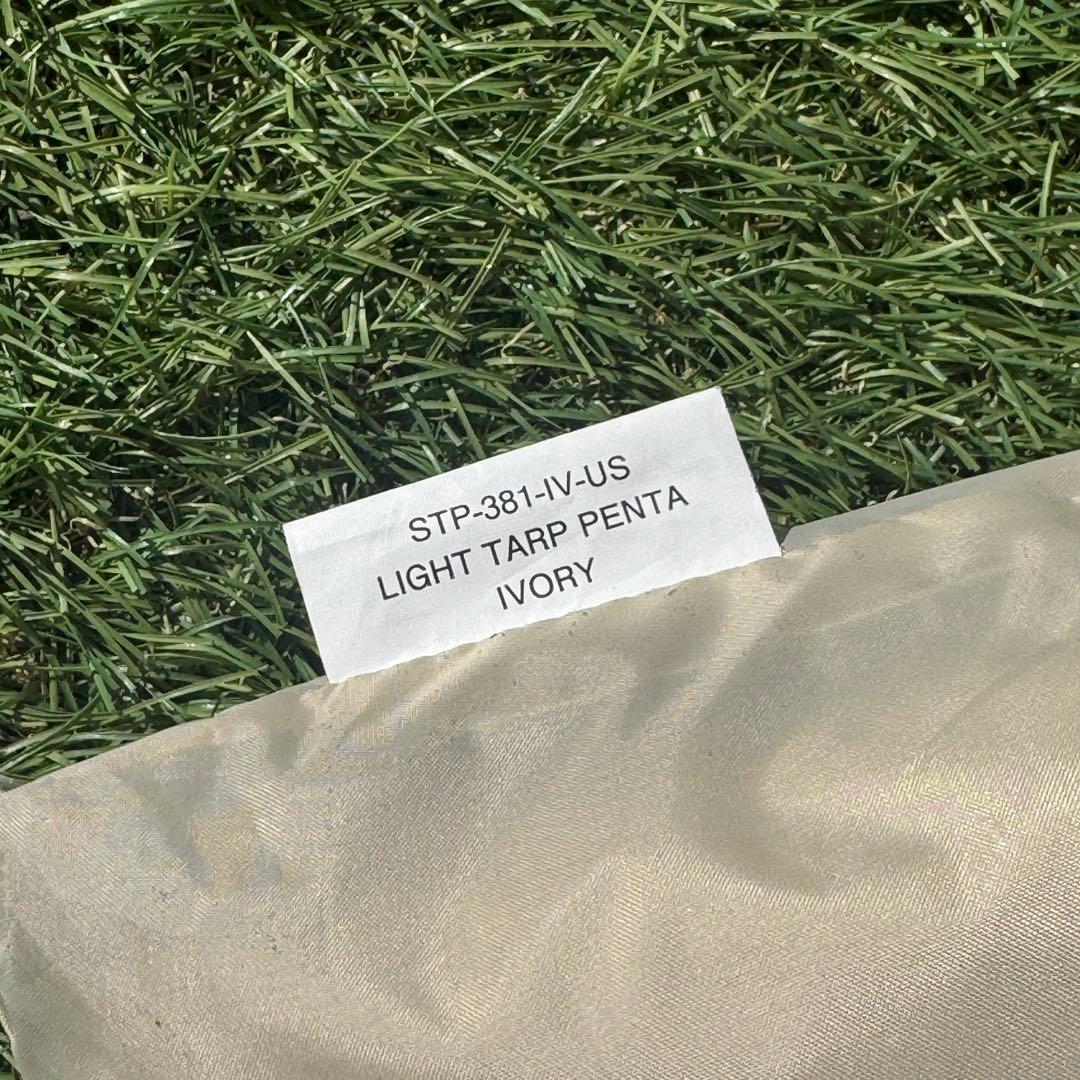 未使用 スノーピーク ライトタープペンタ アイボリー ポール付