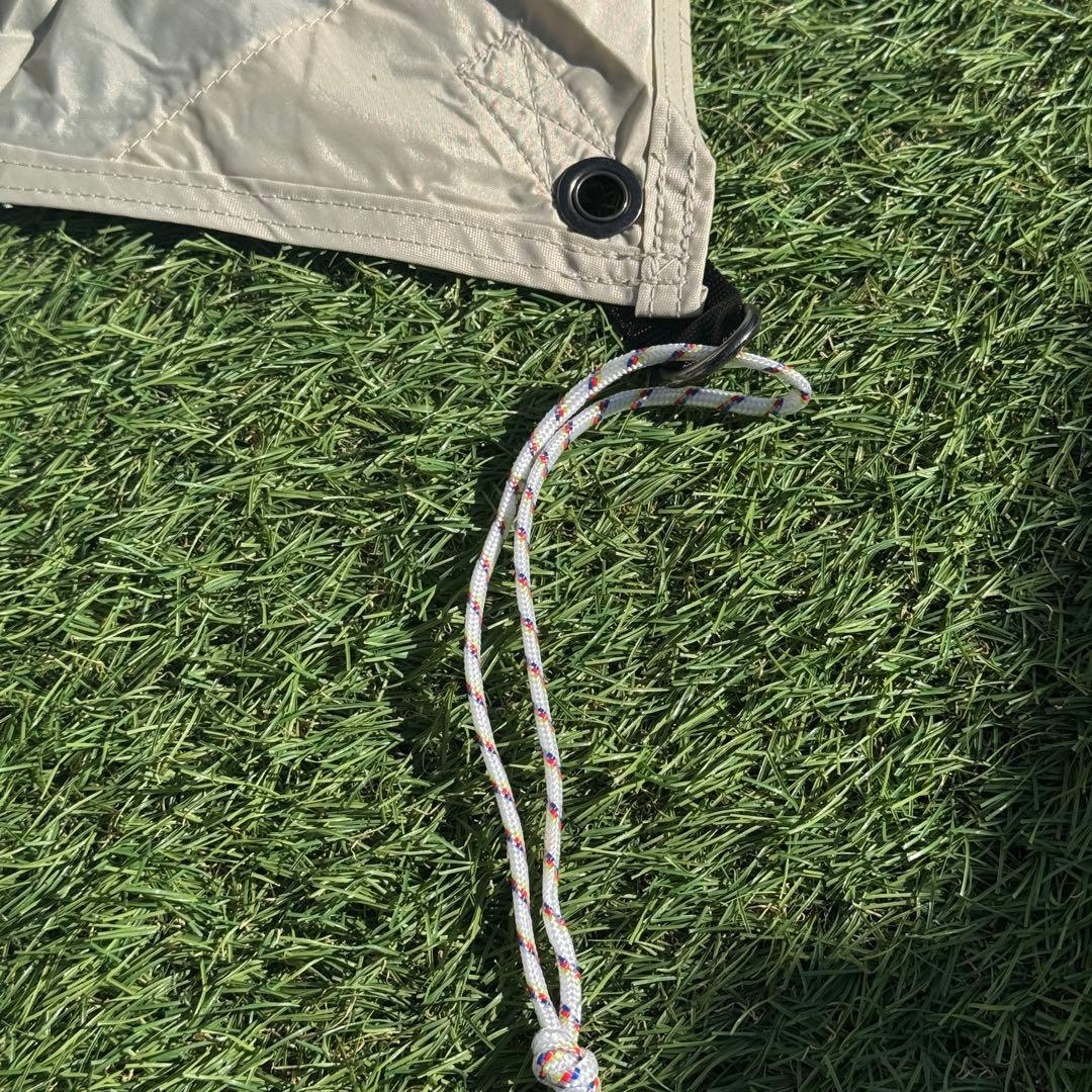 未使用 スノーピーク ライトタープペンタ アイボリー ポール付