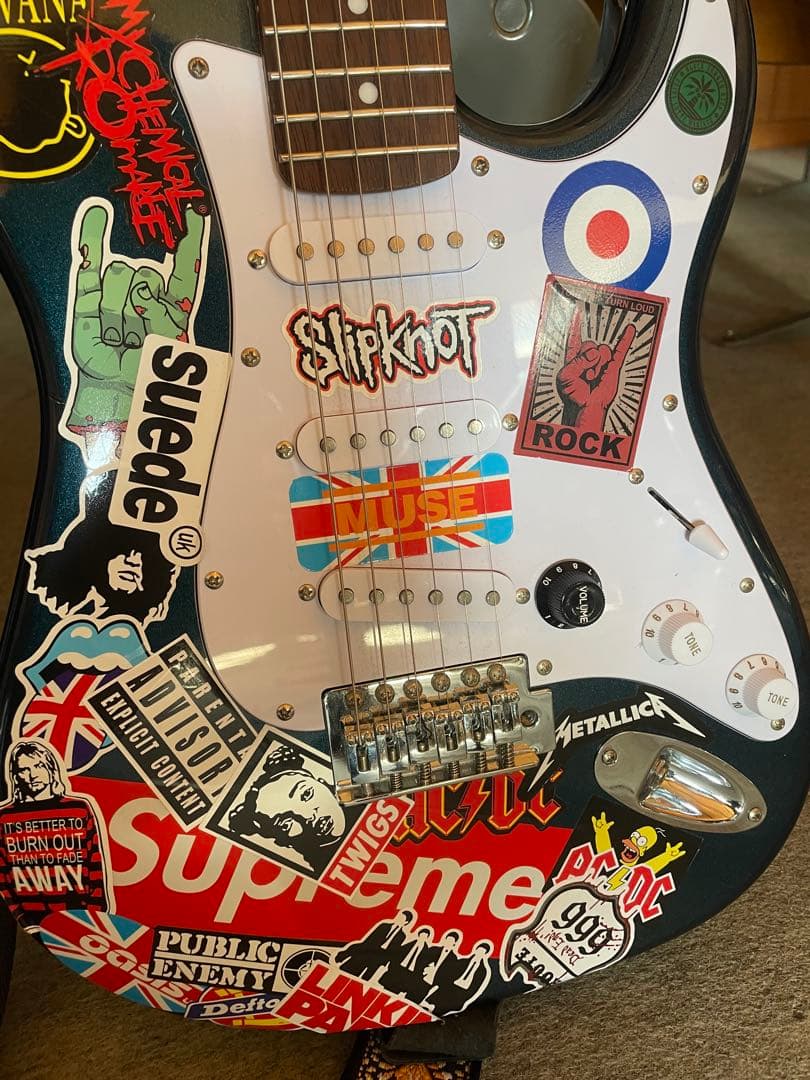 エレキギター ミニアンプシールド付き