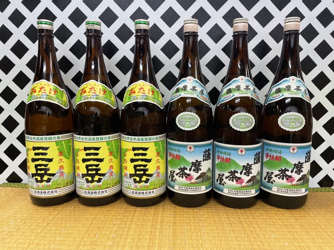 プレミアム焼酎三岳セット 三岳 1800ml×3 薩摩茶屋 1800ml×3