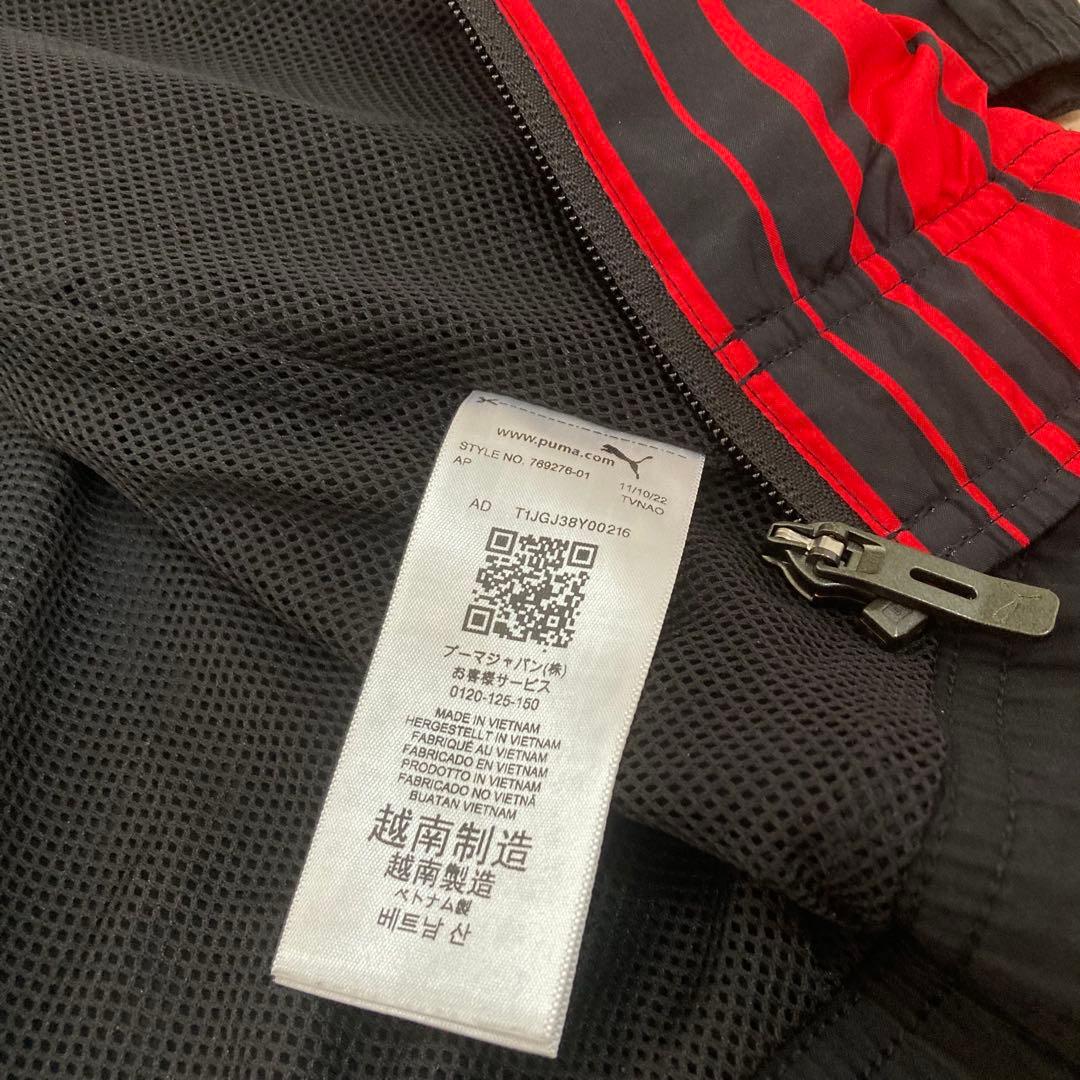 PUMA プーマ AC ミラン セットアップ M ブラック ジャケット パンツ