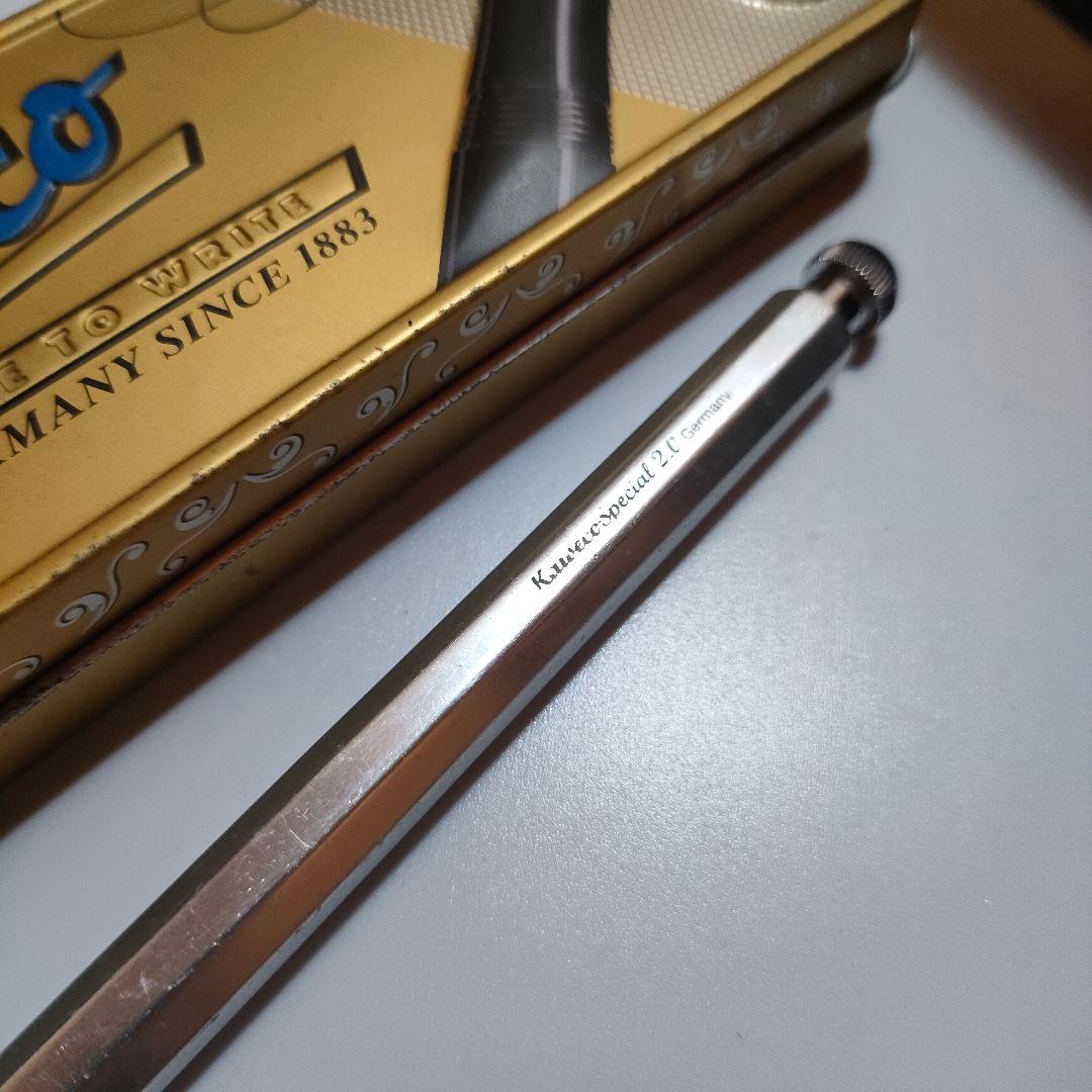 【幻】Kaweco シャイニーシルバー 2.0㍉　カヴェコスペシャル　クリップ付