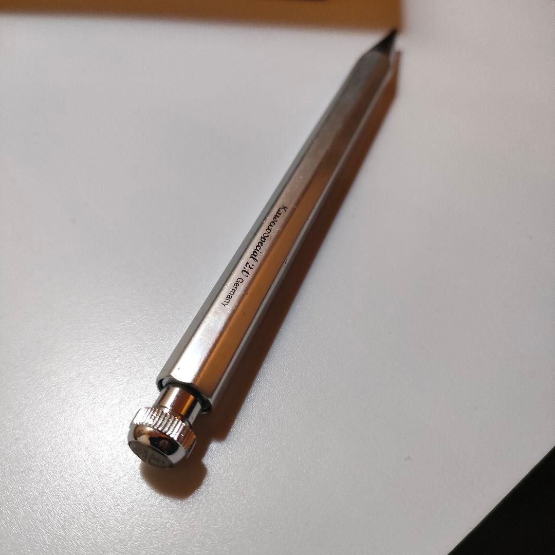 【幻】Kaweco シャイニーシルバー 2.0㍉　カヴェコスペシャル　クリップ付