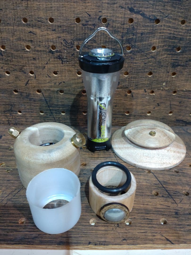 写真追加しましたゴールゼロ　ゴールゼロカスタム　ゴールゼロシェードウッドランタン