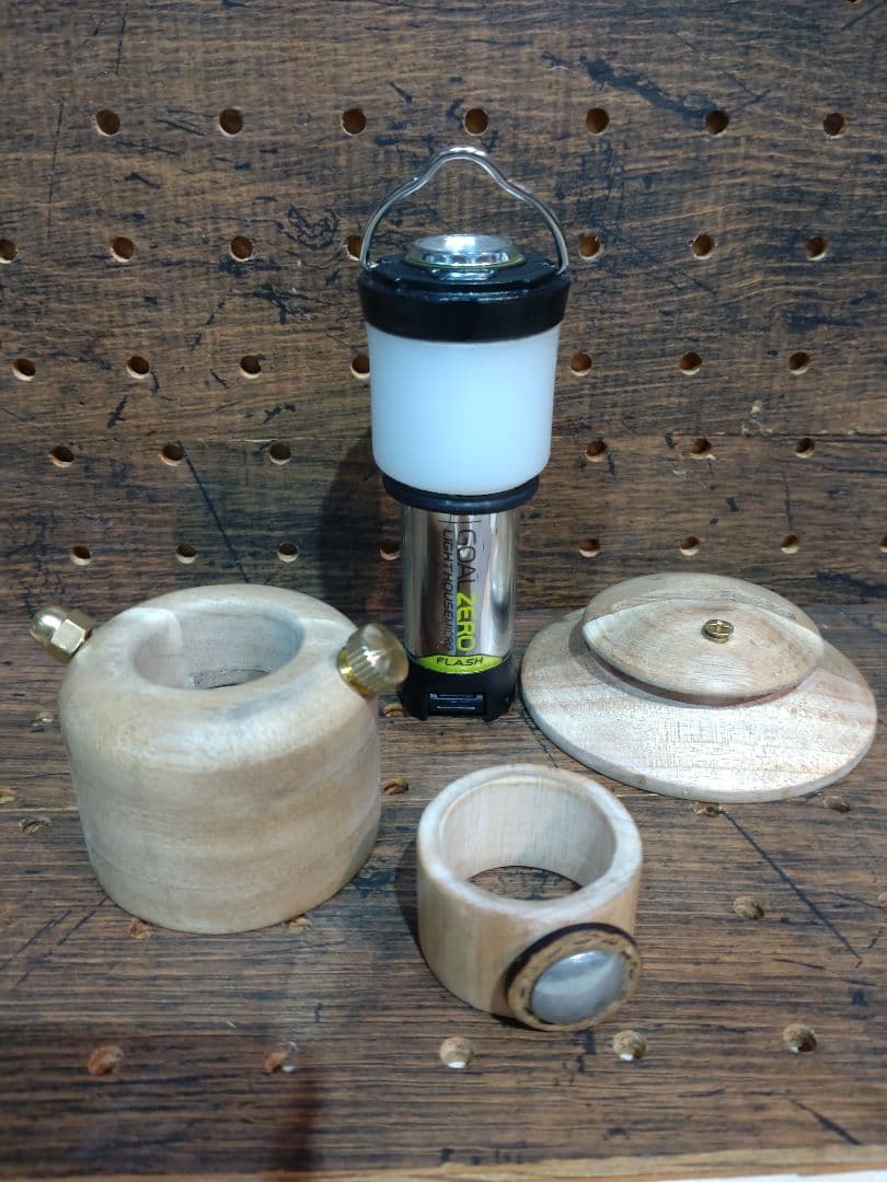 写真追加しましたゴールゼロ　ゴールゼロカスタム　ゴールゼロシェードウッドランタン