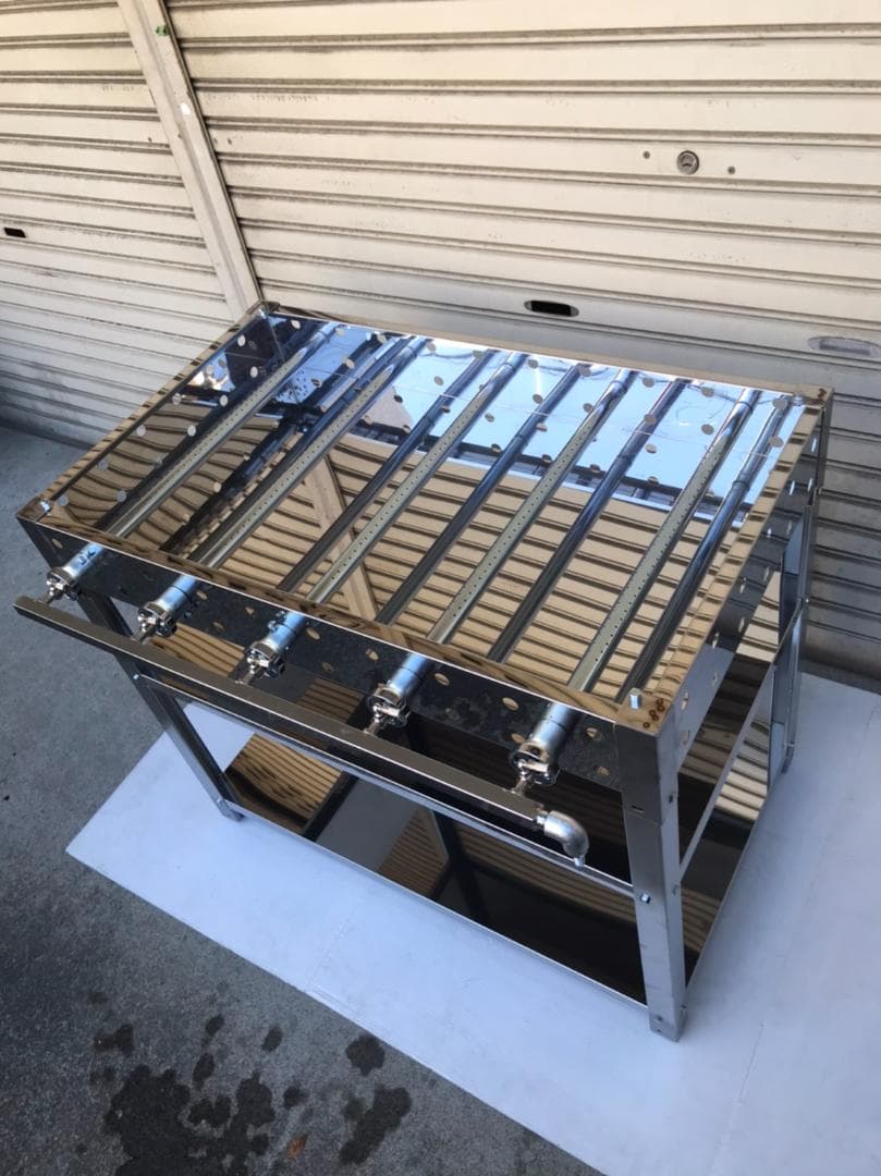 ９０×５５【新品　グリドル　鉄板焼　グリラー】台付　天板１枚　お好み焼きそば　祭