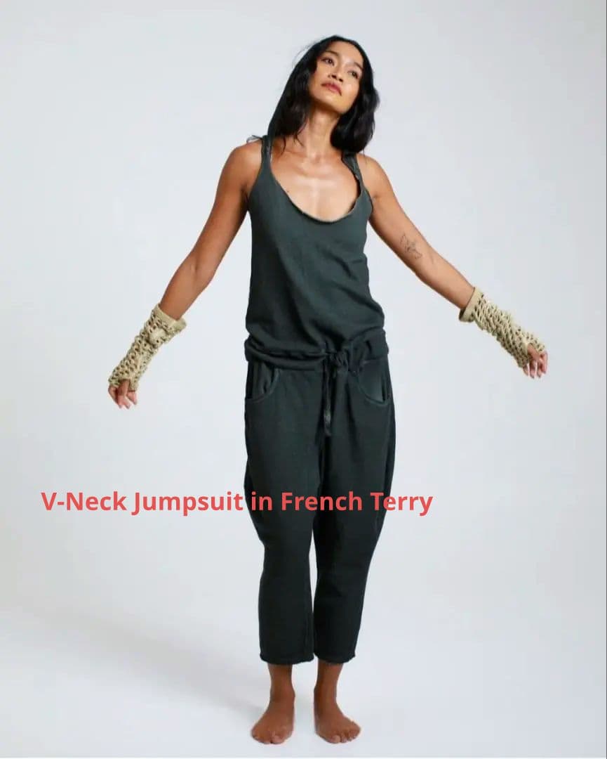 SALSATION WEAR ジャンプスーツ　Dark Green　サイズS