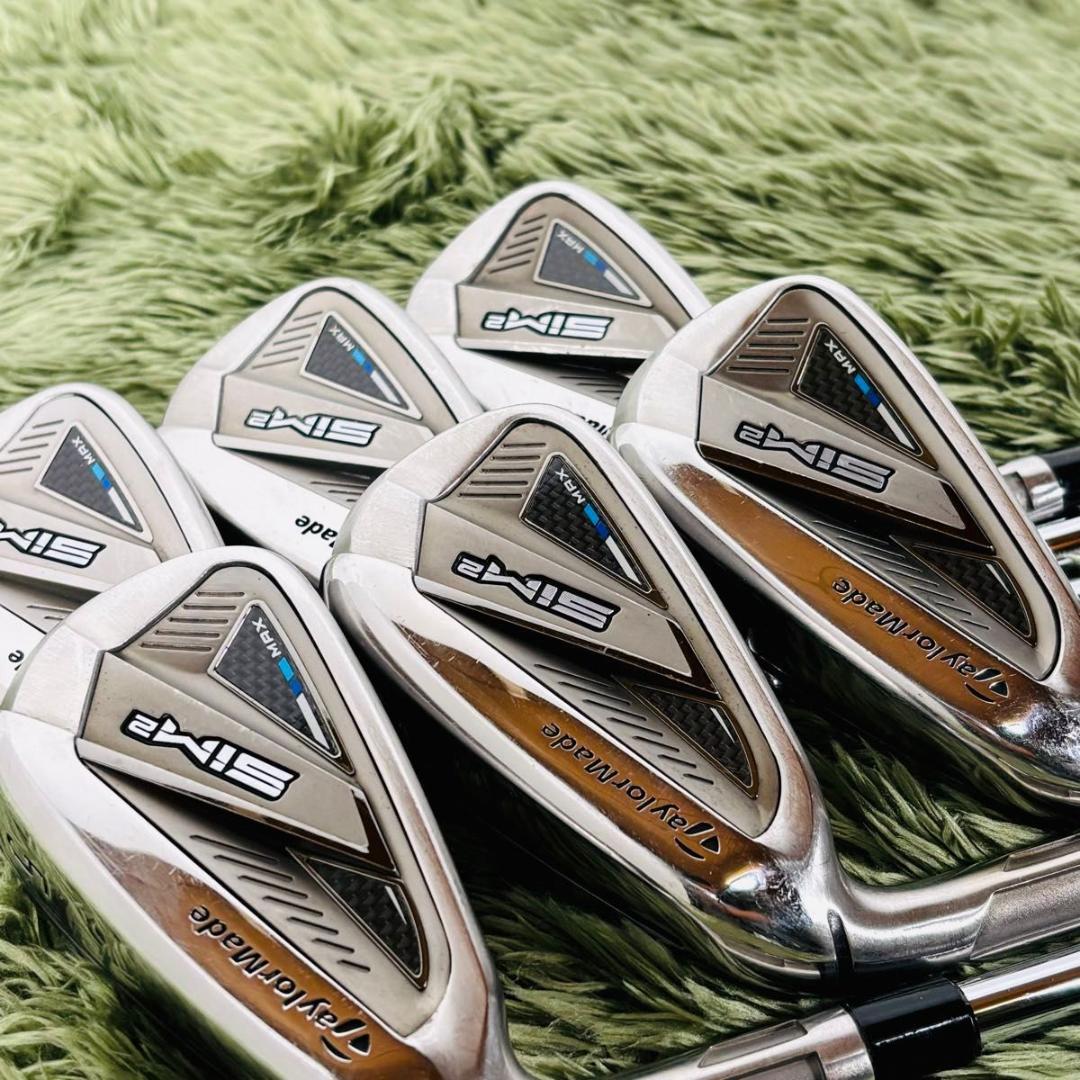 テーラーメイド シム2マックス レフティ アイアン6本セット メンズゴルフ 入門