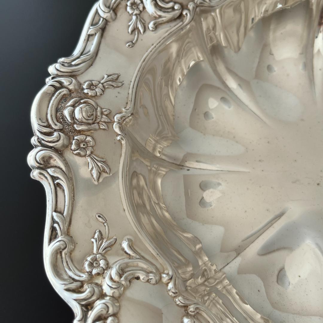 【英国】 ビクトリアンのフルーツスタンド/センターピース　直径29cm