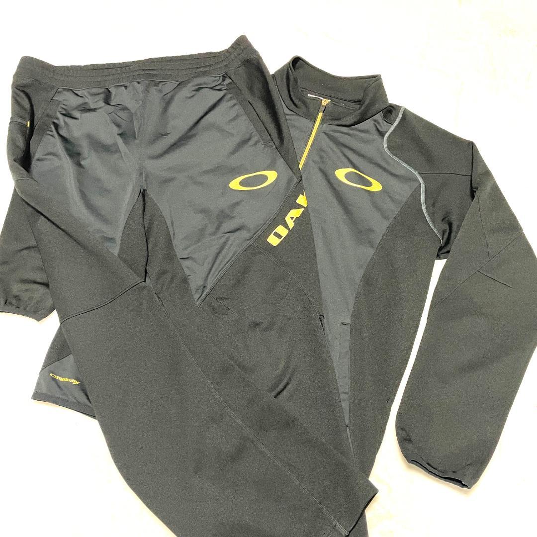 【フォロー割】 美品 オークリースカル セットアップ Lサイズ デカロゴ