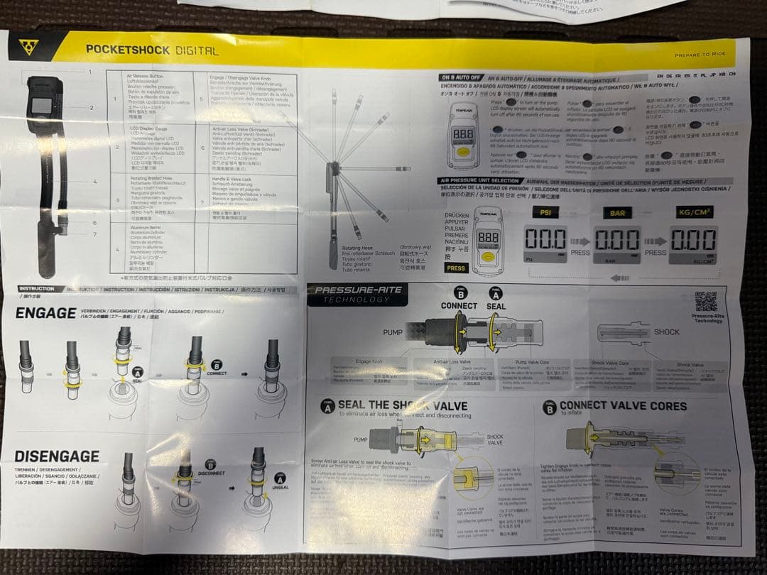 TOPEAK ポケットショック デジタル