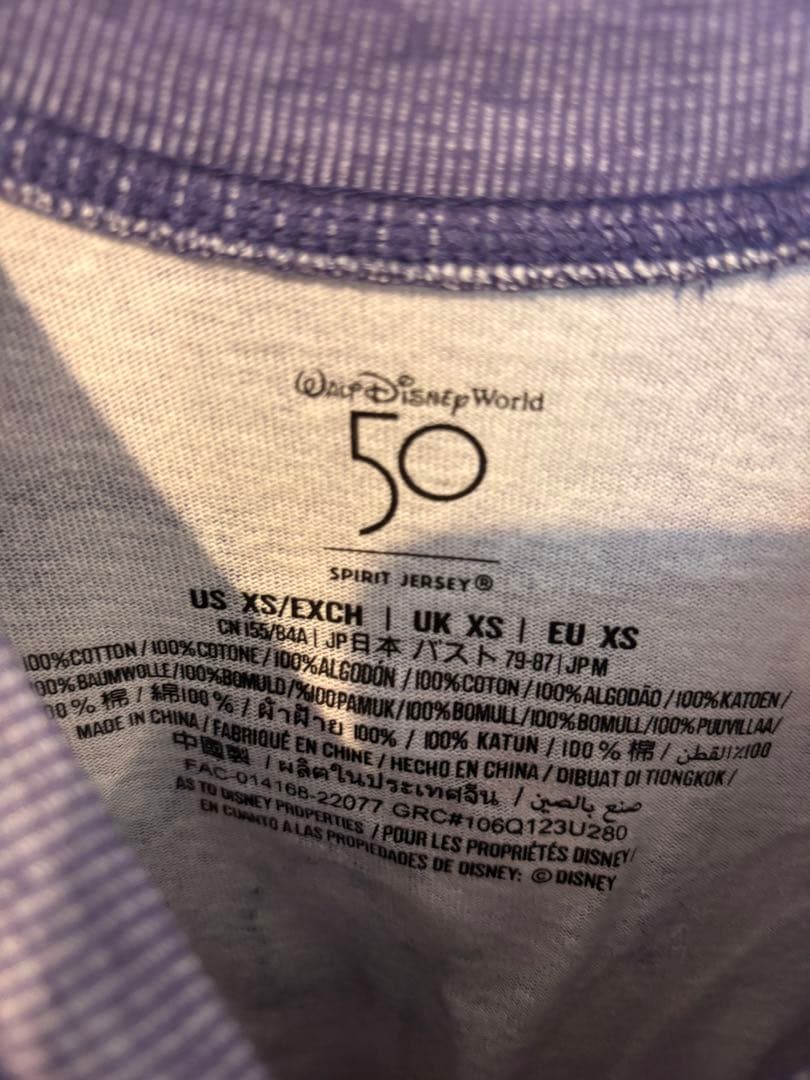 ☆ディズニー　ワールド　５０周年　スピリットジャージ☆アメリカ　海外☆