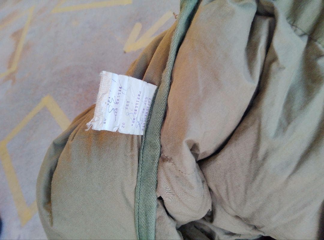 沖縄米軍実使用品　US1949年製 オリーブグリーン寝袋　ヴィンテージ