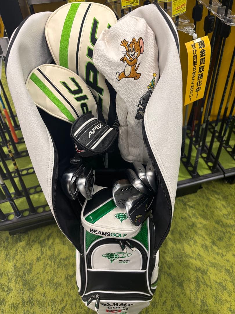 BEAMS GOLF キャディバッグ　値下げあり