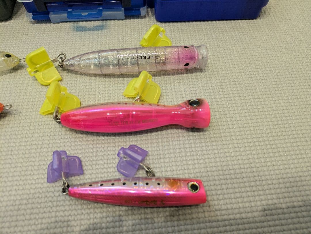 青物ルアーセット、ラピード、リライズ、フィード、ポップクイーン、バレットブル