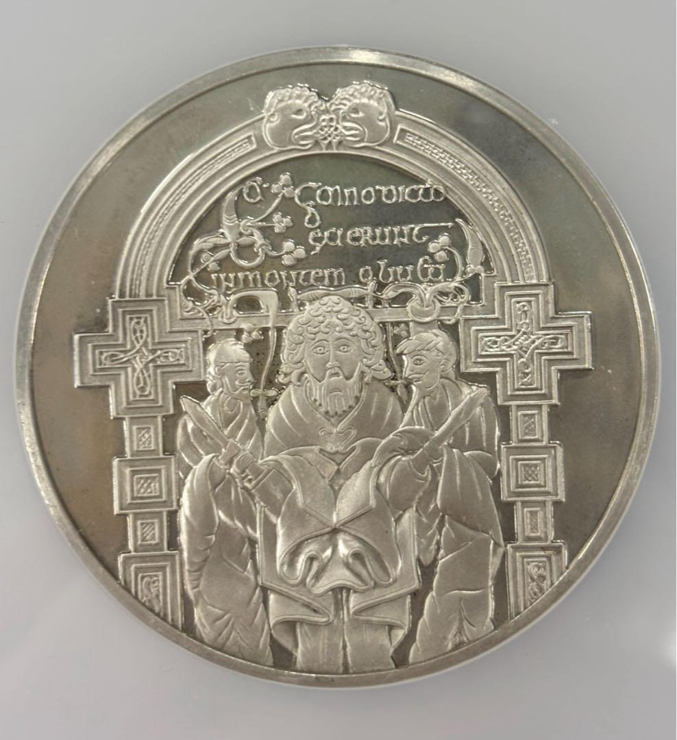 1974年フランス リヴル・ド・ケルズ　大型銀メダル NGC高鑑定