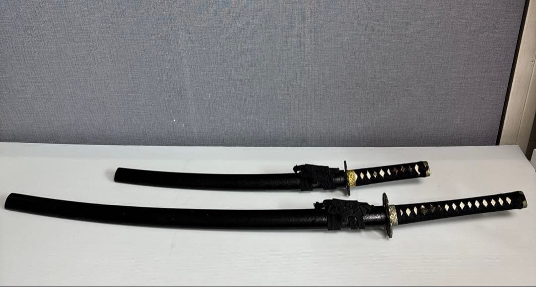 模造刀 黒石目　大小セット