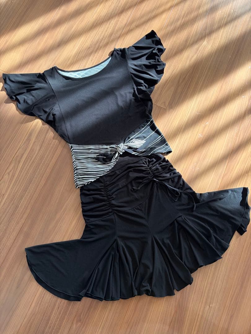 チャコット　社交ダンス　トップスとスカート　Mサイズ　4WAY