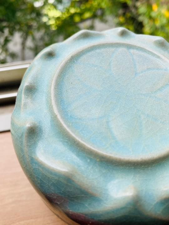 中国宋代青瓷盖碗，茶器。