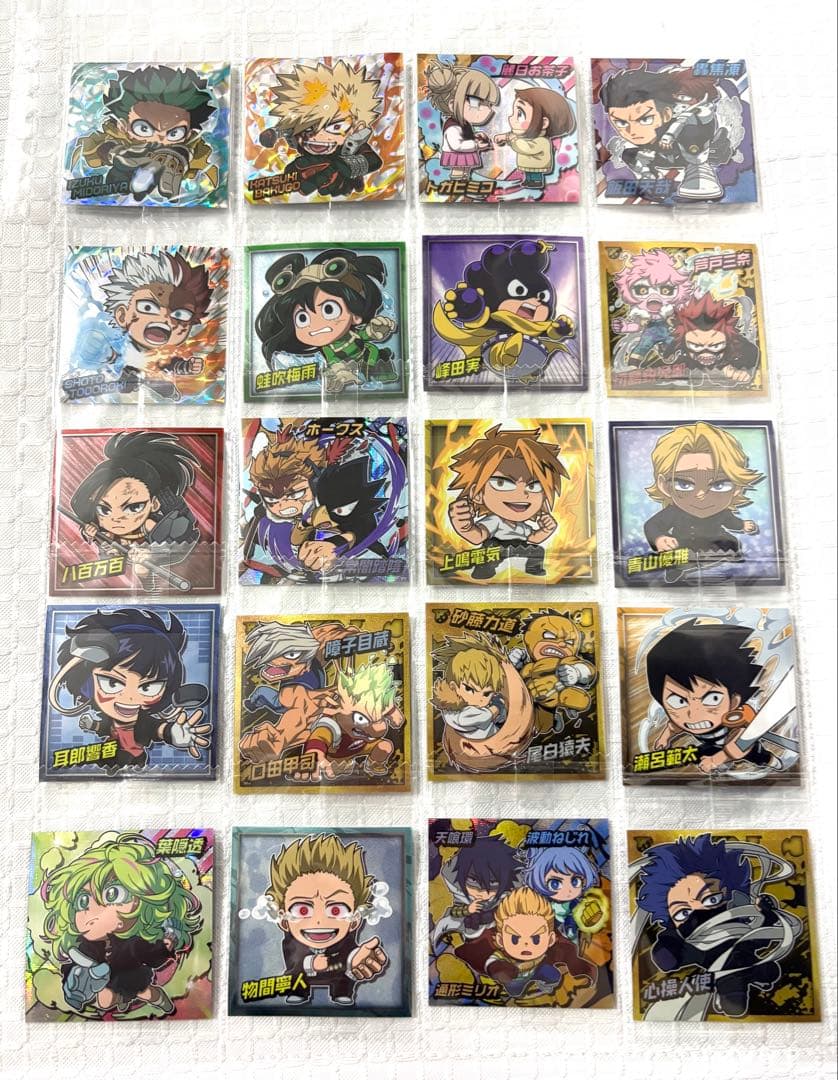 僕のヒーローアカデミア ヒロアカ ウルトラシールウエハース5 全種コンプ36枚①