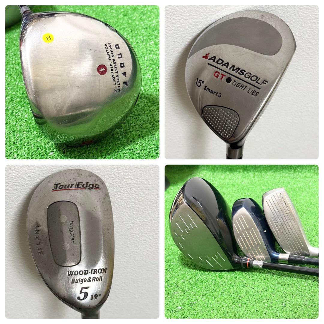 オノフ 他 初心者 メンズ ゴルフクラブセット フルセット 一式 ゴルフセット