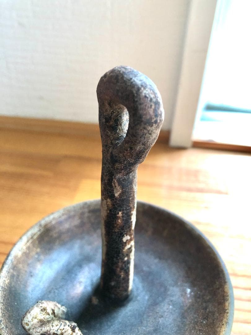 【タイ・骨董品】灯明台 灯火台 蝋燭台