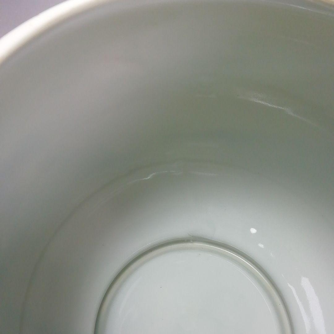 Ｓ４０２　水指　『染付　山水芋頭形』『加藤郷山造』　共箱　茶道具