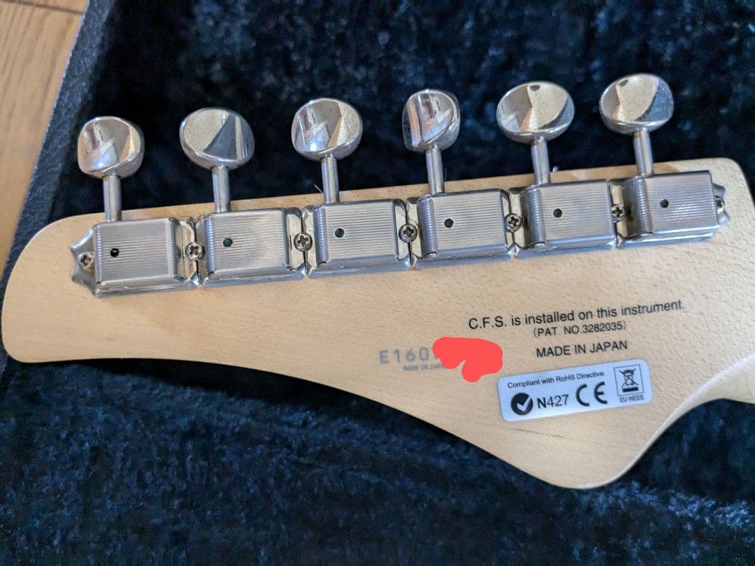 FUJIGEN FGN フジゲン EOS アッシュ セイモアダンカン搭載