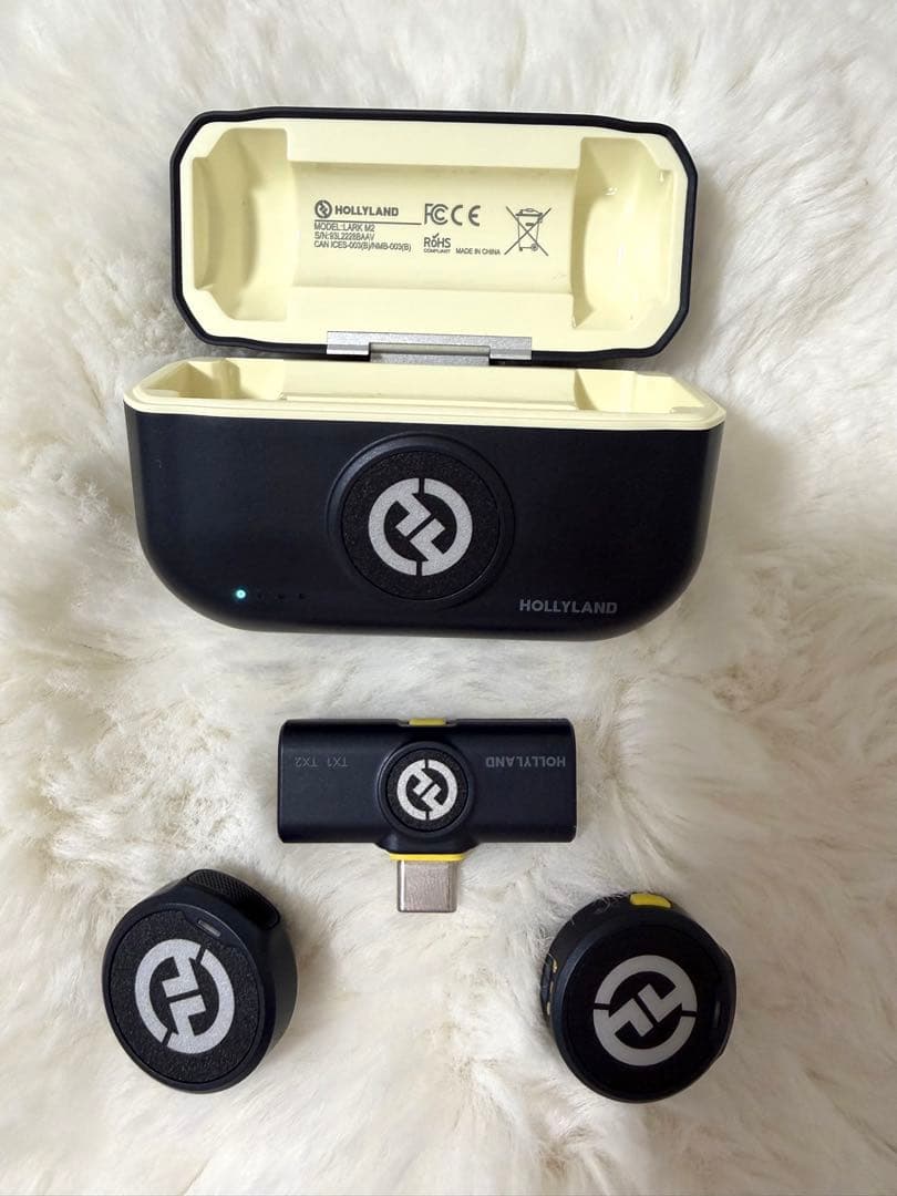 ワイヤレスマイク-ピンマイク USB Type-C