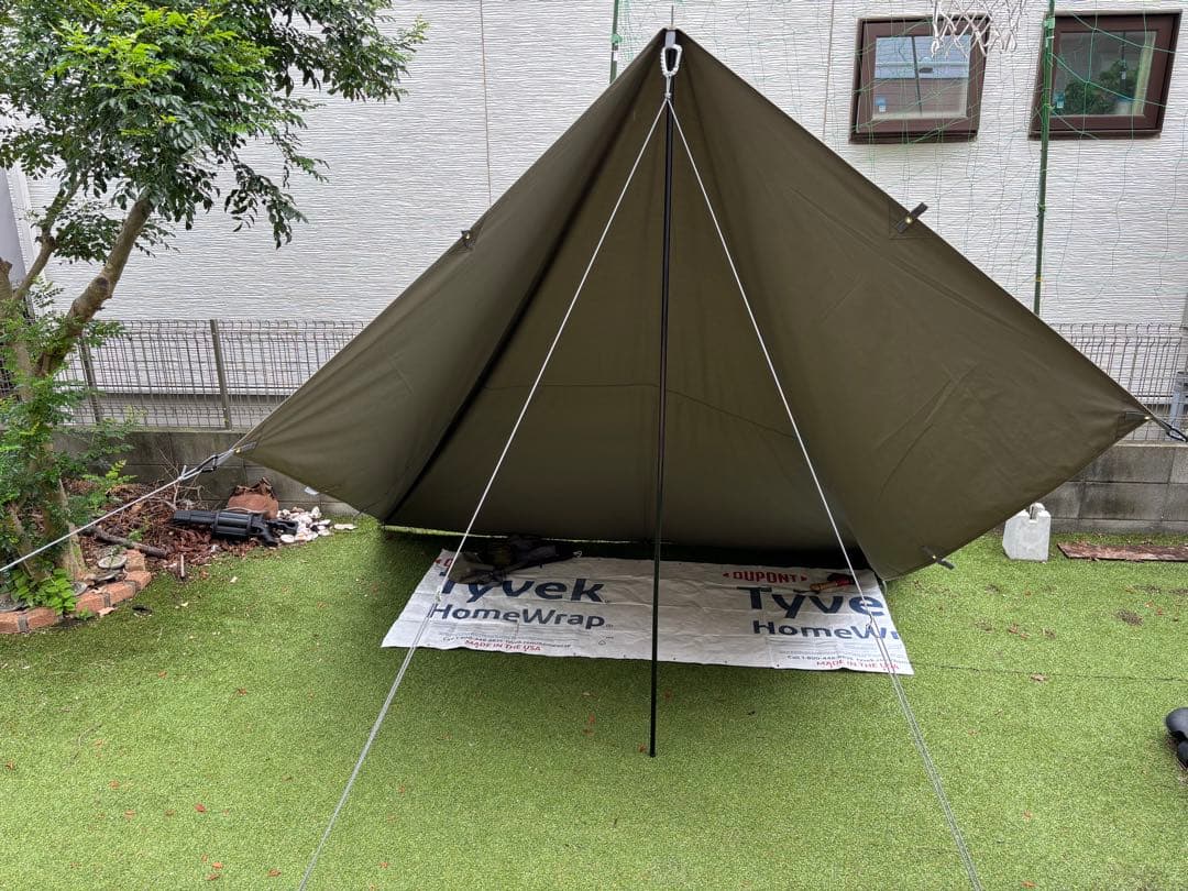 たくたくBUNDOK スクエアタープTC ポール2本セット