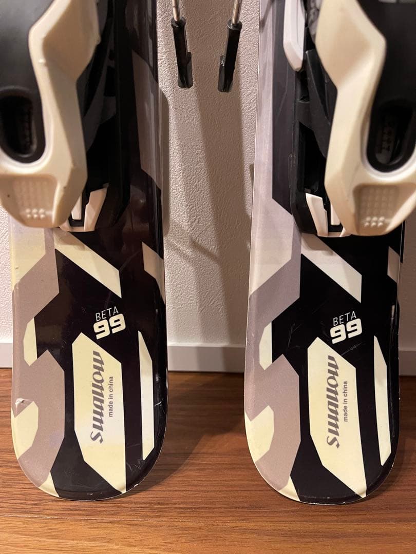 SWALLOW スワロー スキー板 ビンディングセット 99㎝　ツインチップ