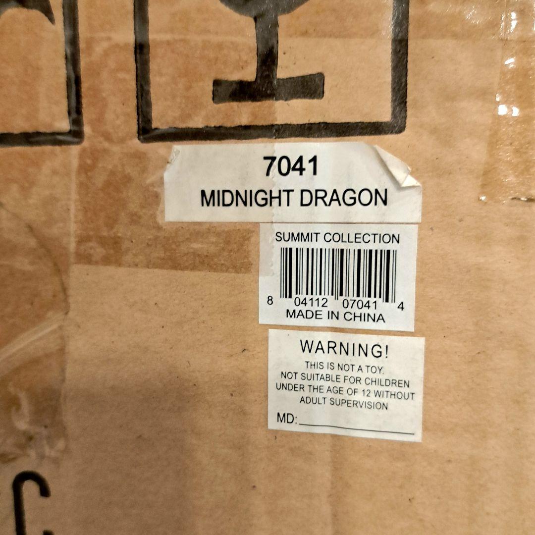 グレートミッドナイトドラゴン フィギュア スタチュー サミットコレクション