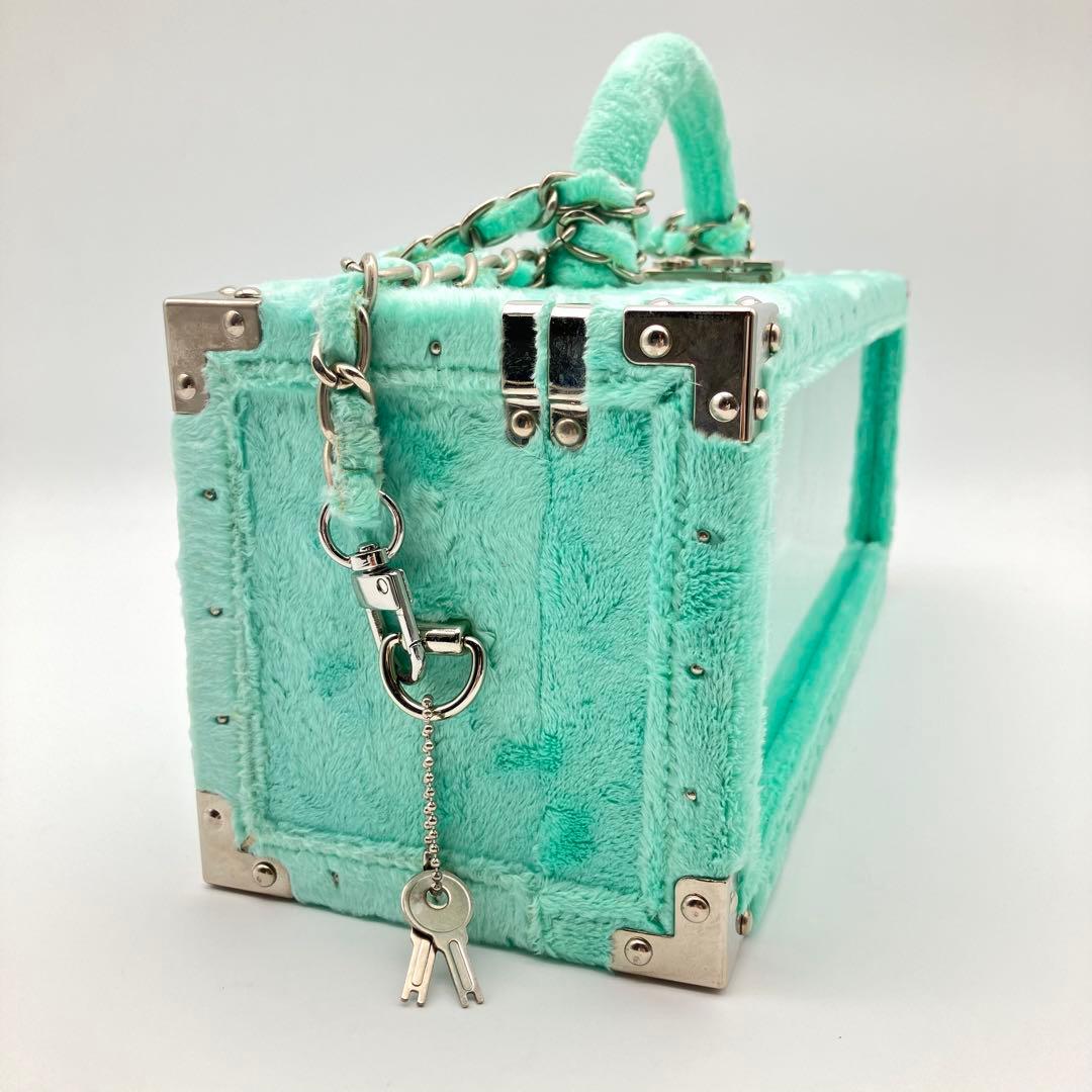 エンジェル シャンパン ドゥミセック ロゼ サマー グリーン ファー 箱付き