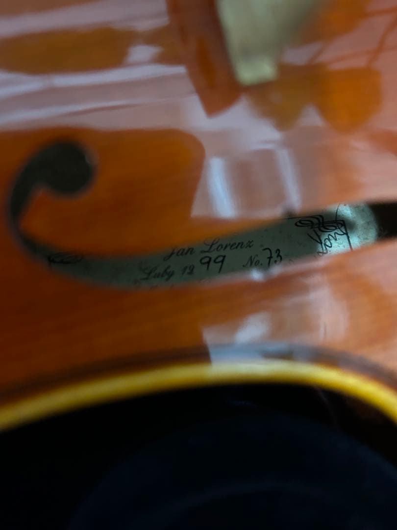 バイオリン　Jan Lorenz 1999 no.73 弓・ケース付き