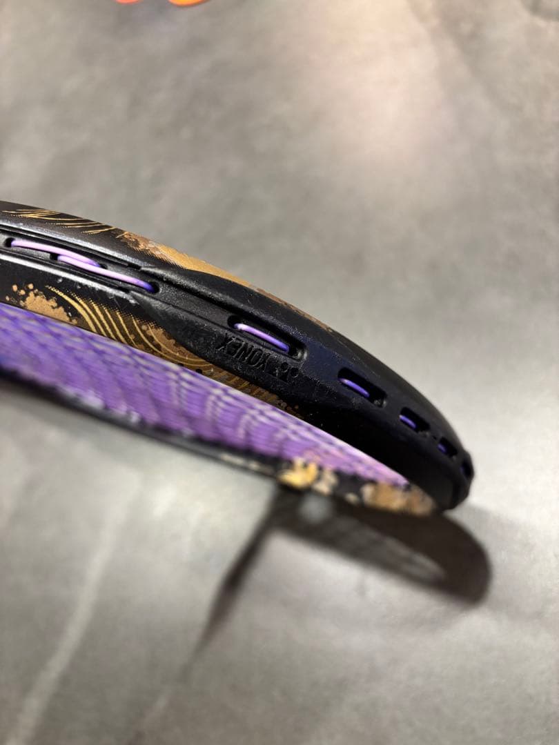 YONEX ジオブレイク80V ゴールド/パープル