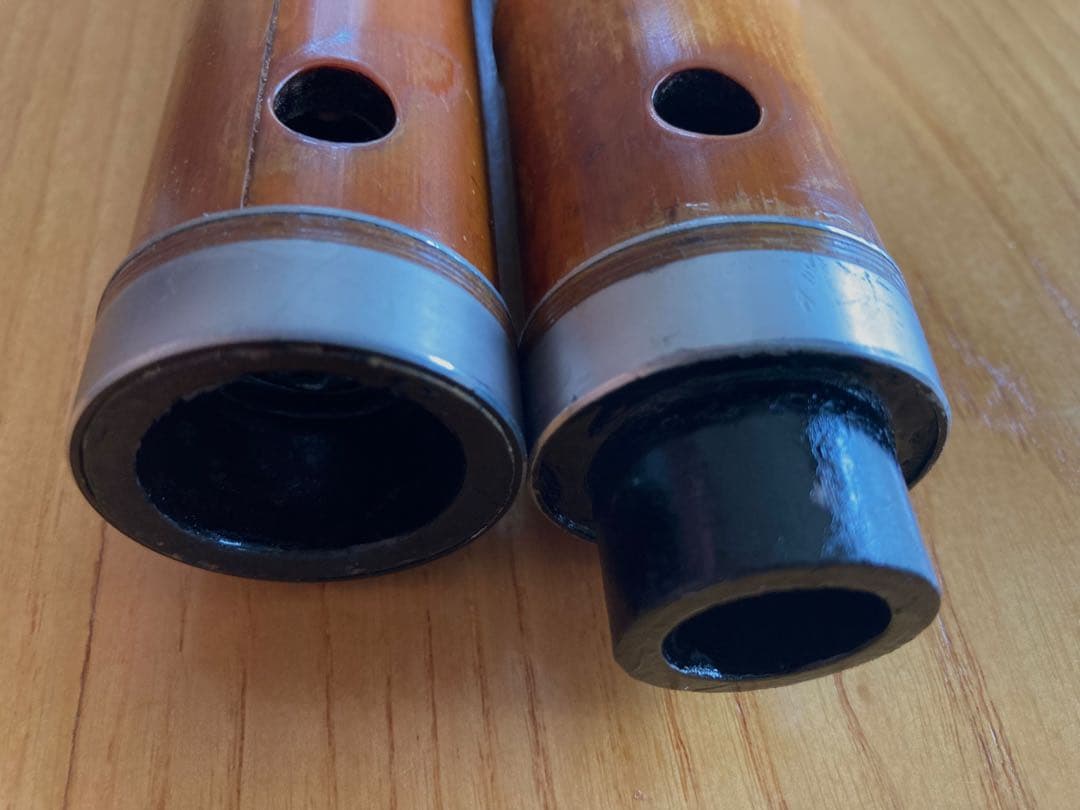 琴古流尺八　兼安洞童銘一尺八寸管